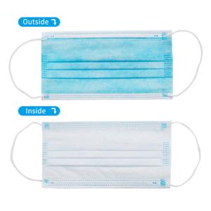 China Skin Friendly Three Layers Disposable Earloop Respirator Mask factory
