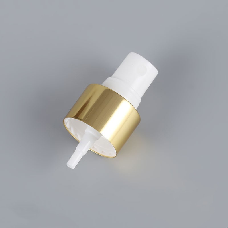 24/410 28/410 Aluminum Plastic Fine Mist Sprayer Gold Face Spray