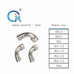 DVGW V Shape Inox Press Fittings Forged SS Plumbing Fittings