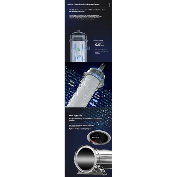 M-Feet Stainless Steel Home Water Filtration System Manual Purification UF Membrane PVDF Filters Ultrafiltration Water Purifier