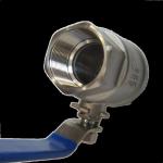 Stainless Steel 304 316 DN8-DN100 PN63 2PC BALL VALVES for Heavy-Duty Industrial