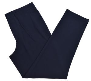 China Custom Slim Fit Tailored Trousers , Custom Mens Pants Navy All Season factory