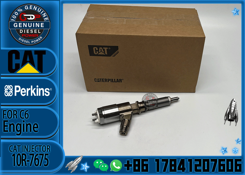 10R 7675 Fuel Injector 3264700 326-4700 for Caterpillar C6 C6.4 Engine CAT 320D Excavator