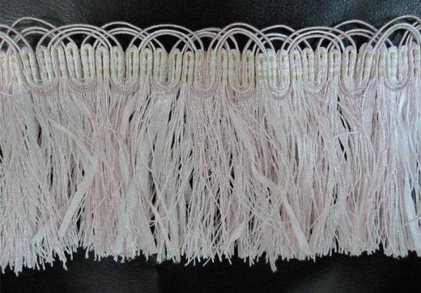 Fashion wholesale polyester fringe trimming tassel for home textiles curtain