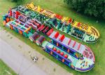 Race Bounce House Combo Adult Puncture Proof With Air Blower Repair Kit