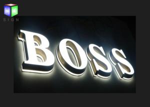 China High Brightness Led Channel Letters , Custom Backlit Channel Letter Signs factory