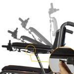Disabled Aluminium Alloy Lightweight Power Wheelchair 6km/H