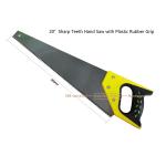 Aminatech 20"Sharp Teeth Hand Saw with Plastic Rubber Grip,Cutting Wood