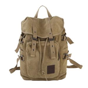 China Canvas backpacks stylish vintage school bag backpack mochilas de moda ransel рюкзак factory