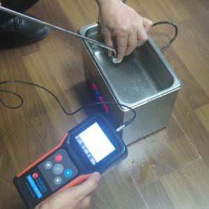 China 3.7v Battery Ultrasonic Impedance 25mm Frequency Intensity Meter Analyzer factory