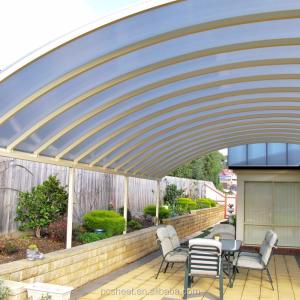 China Clear Shade Roof Impact Weather Resistance Polycarbonate Sheet for Plastic Building Materials factory