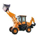 SINOMACH Small 630 Backhoe Loader Machine Rear Tire Size 19.5L-24R4-12PR
