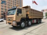 Howo 8x4 12 Wheels Heavy Duty Dump Truck 50 Tons Sand And Stone Loading