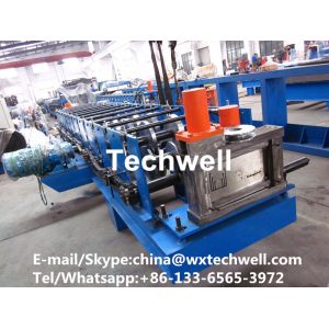 U Profile Purlin Roll Forming Machine With Hydraulic Cutting Device Hydraulic