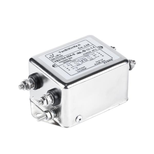 China Dual-stage EMC/EMI Filter 250V Power Line Filter With High Attenuation factory