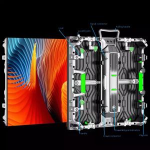 China SMD1921 Pantalla Commercial Advertising LED Display P3.91 500x500mm Screen factory