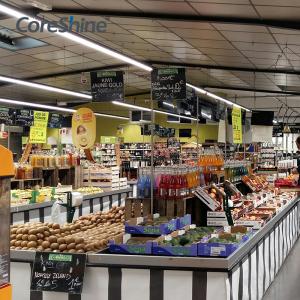 China Suspended 95CRI 6000K Supermarket Lighting Solutions Water Resistant factory