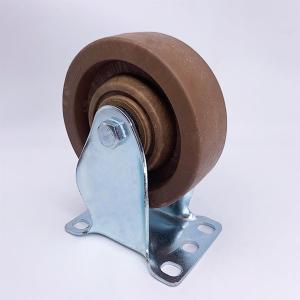 China Phenolic Heat Resistant Rigid Castor Wheels 100mm factory