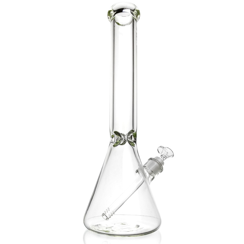 9mm Thick Glass Water Bongs For Adult 16 Inch Height Oem/Odm Available