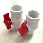 Water Irrigation PVC DIN ANSI Plastic Compact Ball Valve Channel Straight