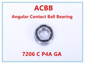 China 7206 C P4A GA Angular Contact Ball Bearing factory
