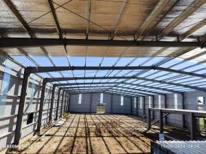 China Architectural Designed Prefab Steel Structure Frame Warehouse Earthquake Against factory