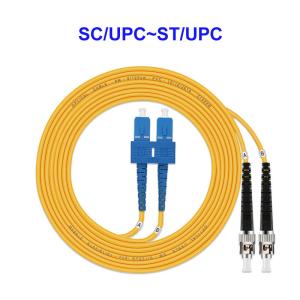 China SC UPC ST UPC Fiber Cable Single Mode Communication Application factory