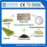 Sugarcane Use Paper Pulp Moulding Machine , Plate Thermoforming Machine 30kw