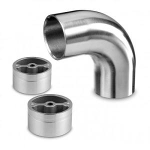 China Stainless Steel Wood Handrail Connectors Brushed / Polished Type Available factory