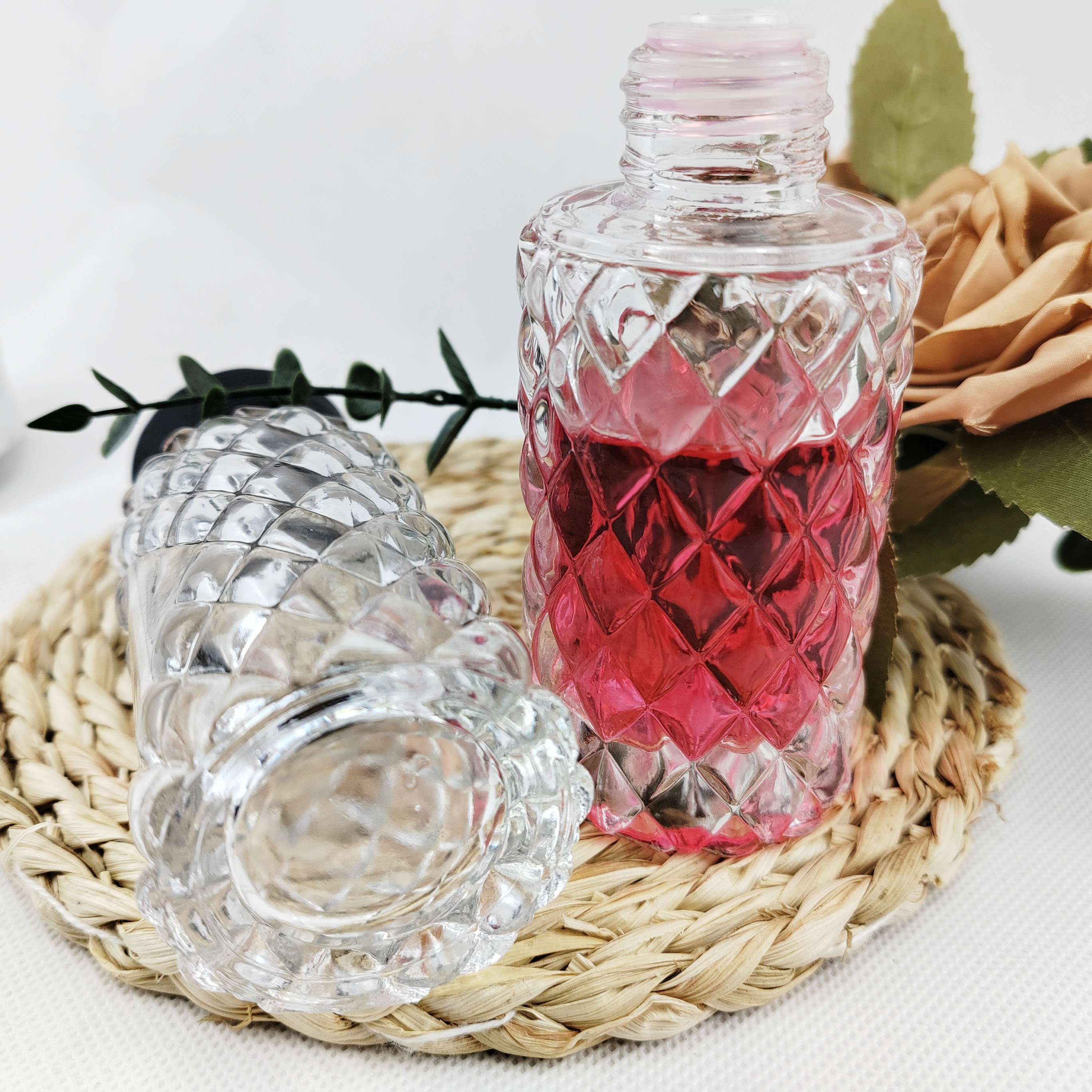 100ml Luxury Scent Mini Bottle Glass Diffuser Custom Essential Oil for Home Fragrance