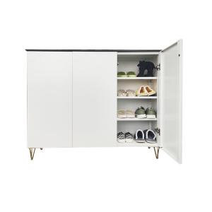China Knock Down Steel Shoe Cabinet Home Storage Furniture 0.5mm Thickness factory