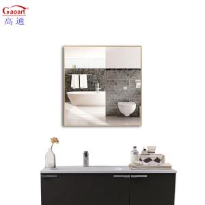 China Large Variety Black Aluminum Standing Floor Mirror for Everyday in Bathroom Decoration factory