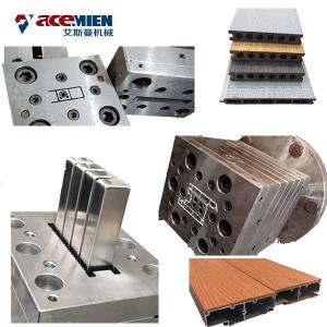 China Double Screw Wood Plastic Composite Production Line PE PVC WPC Profiles Machine factory