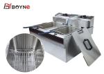 Fried Chicken Fast Food Restaurant Electric Fryer Double Tank