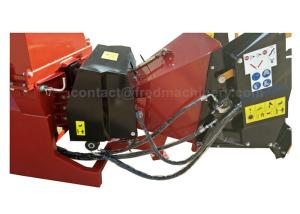 China 100HP Residential Wood Chipper 7 Inches Chipping Capacity / Heavy Duty Chipper Shredder factory