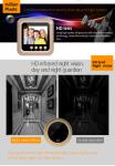 wide angle glass lens Brass Door Eye with cover peeping door viewer