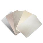 Bamboo Charcoal Wood Veneer Metal Wall Panel Decorative Plate Bamboo PET Metal