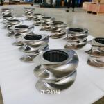 ZK320 Extruder Machine Parts Screw Element Dia 320mm For Petrochemical Industry