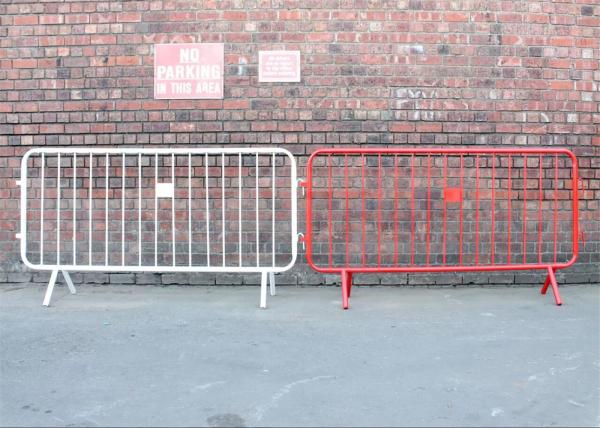 Hot Dipped Galvanized Crowd Control Barriers For Sale, Available any Size