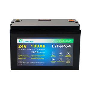 China 2000 Plus Cycle Portable LifePO4 Battery 24V 100Ah Practical Multiscene factory