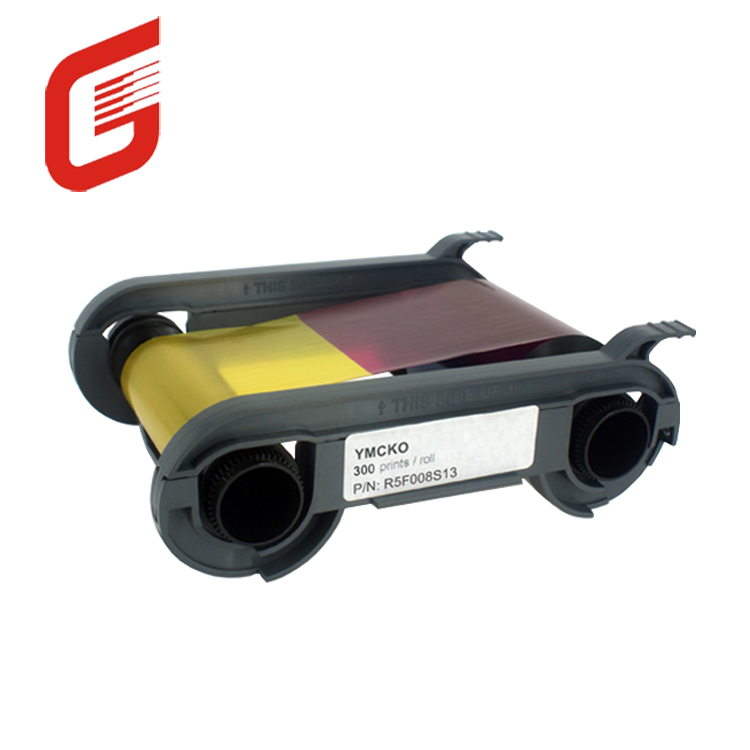 9mm Width Compatible Evolis R5F008S13 YMCKO Color Ribbon for Zenius Primacy Printer