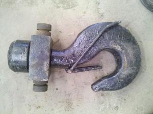 China Tower crane spear parts lifting hook factory
