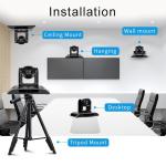 20X 1080P Broadcast PTZ Camera TEVO VHD20N IP camera For Media Centers