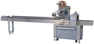 China Originated Full Servo Flow Automatic Food Packing Machine For Bread Bakery Biscuit factory