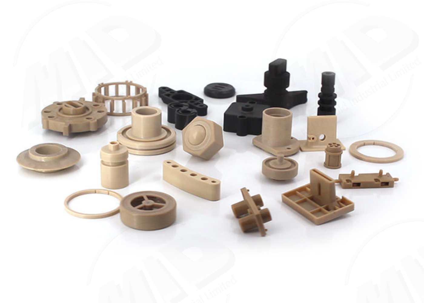 China Custom Injection Molded Components PPSU Precision Plastic Parts on sale