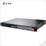 Rackmount L2+ Industrial Ethernet Media Converter 24 Port 10/100/1000T + 4 Port