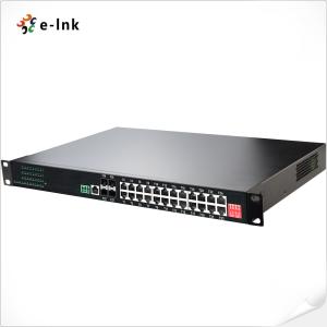 China Industrial L2+ Rackmount 24-Port 10/100/1000T + 4-Port 1000X SFP Managed Ethernet Switch factory