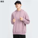 Solid Color Business Casual Hoodie Heavy Weight Wool Circle Hoodie