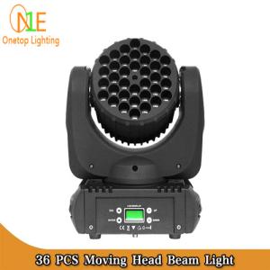 China Hotsale 36pcs x 3w beam led dj light CREE LED beam moving head light for DJ Disco Bar on sale