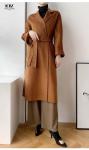 Plus Size Autumn Winter Wool Woolen Long Cardigan Jacket Woman Crop Jacket